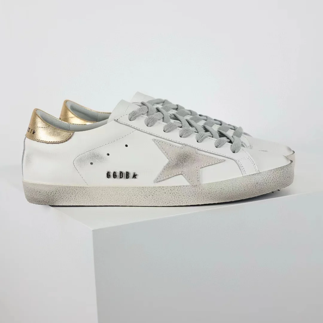 Golden Goose Super-Star Suede Star Gold Heel Tab - Image 4