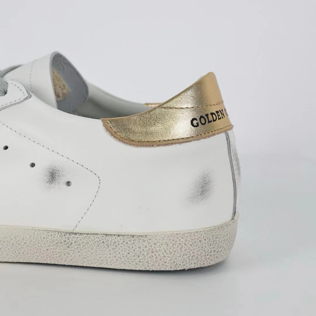 Golden Goose Super-Star Suede Star Gold Heel Tab - Image 5
