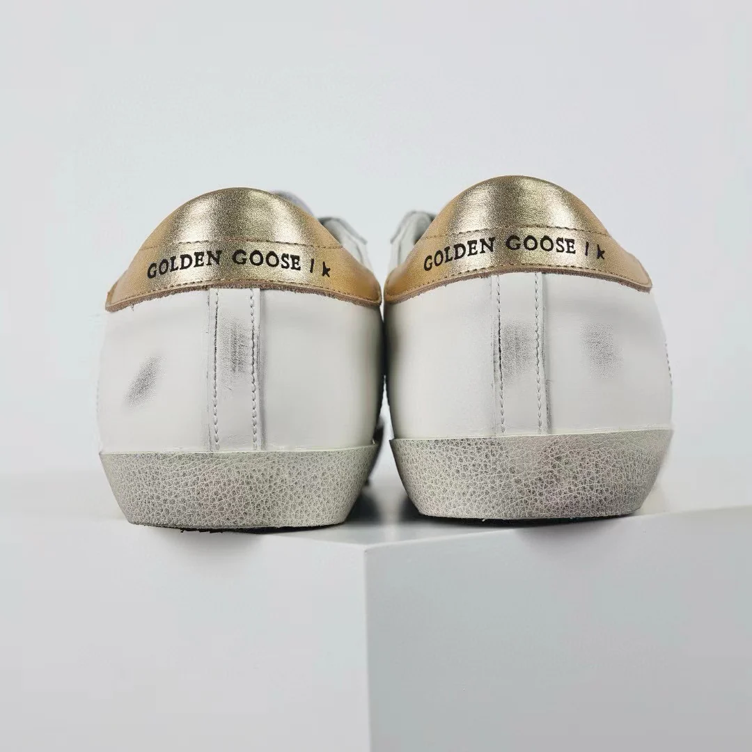 Golden Goose Super-Star Suede Star Gold Heel Tab - Image 9