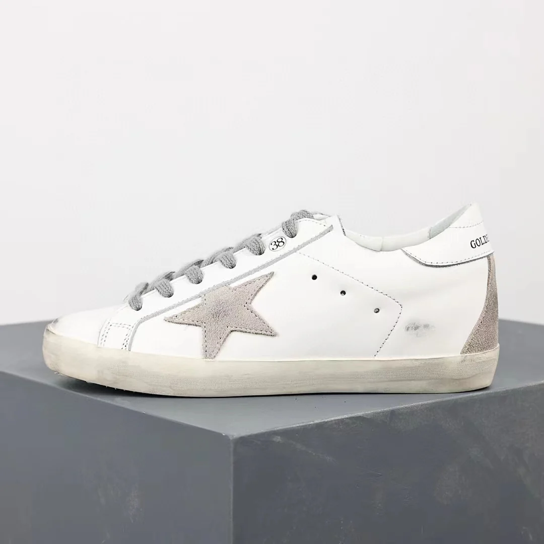 Golden Goose Super-Star Suede Star White Heel Tab - Image 10