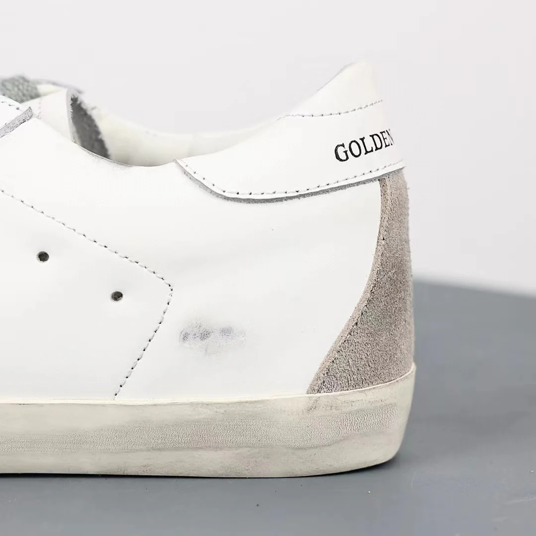 Golden Goose Super-Star Suede Star White Heel Tab - Image 5