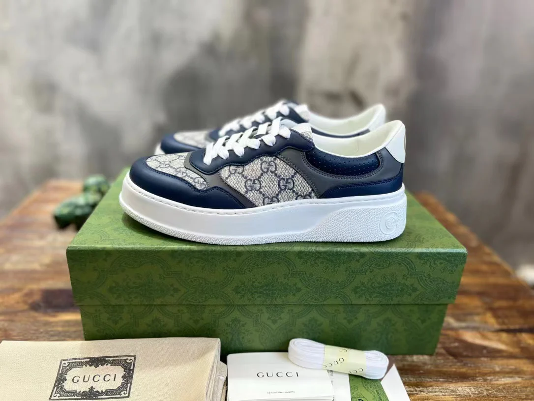 Gucci GG Sneaker Beige & Blue - Image 2