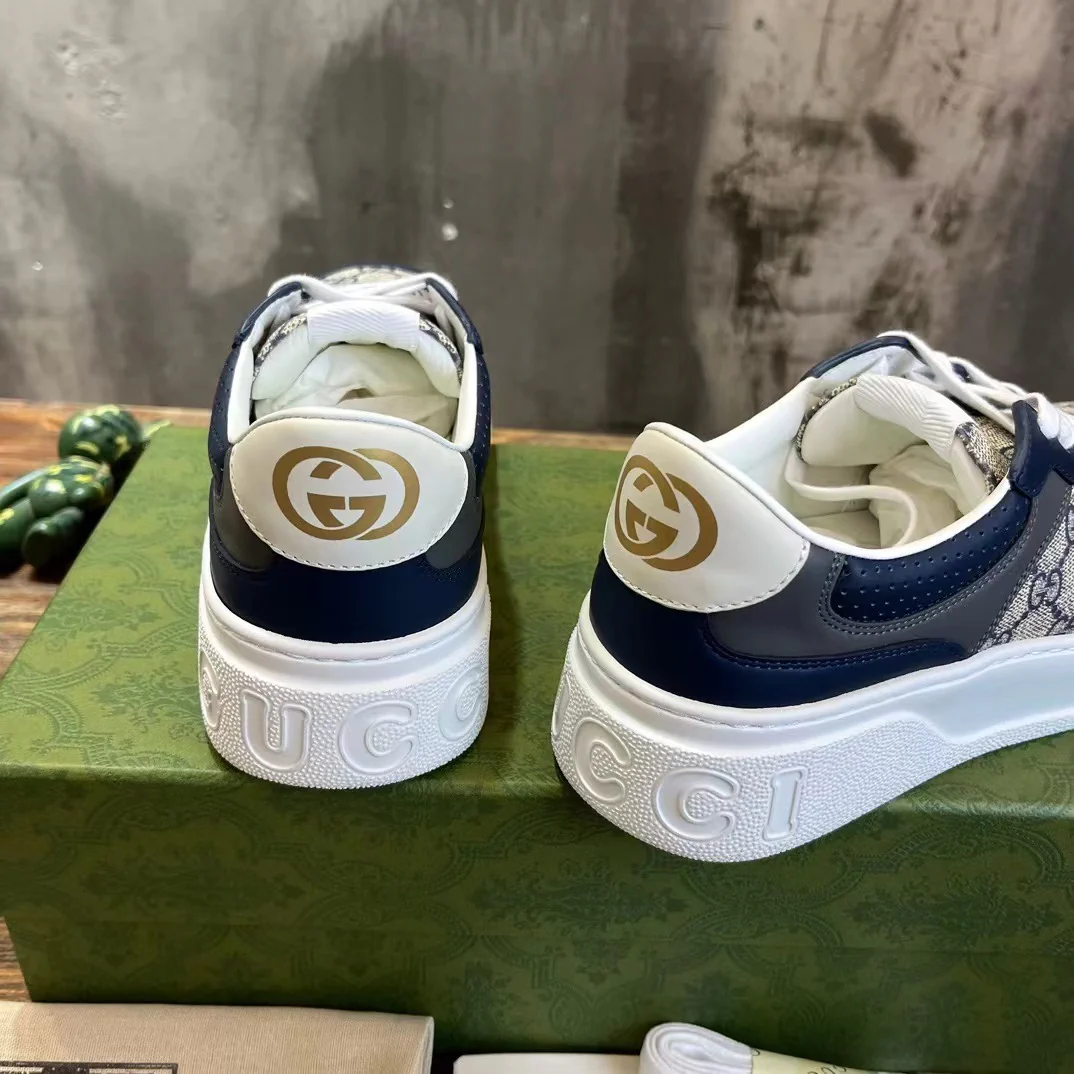Gucci GG Sneaker Beige & Blue - Image 8