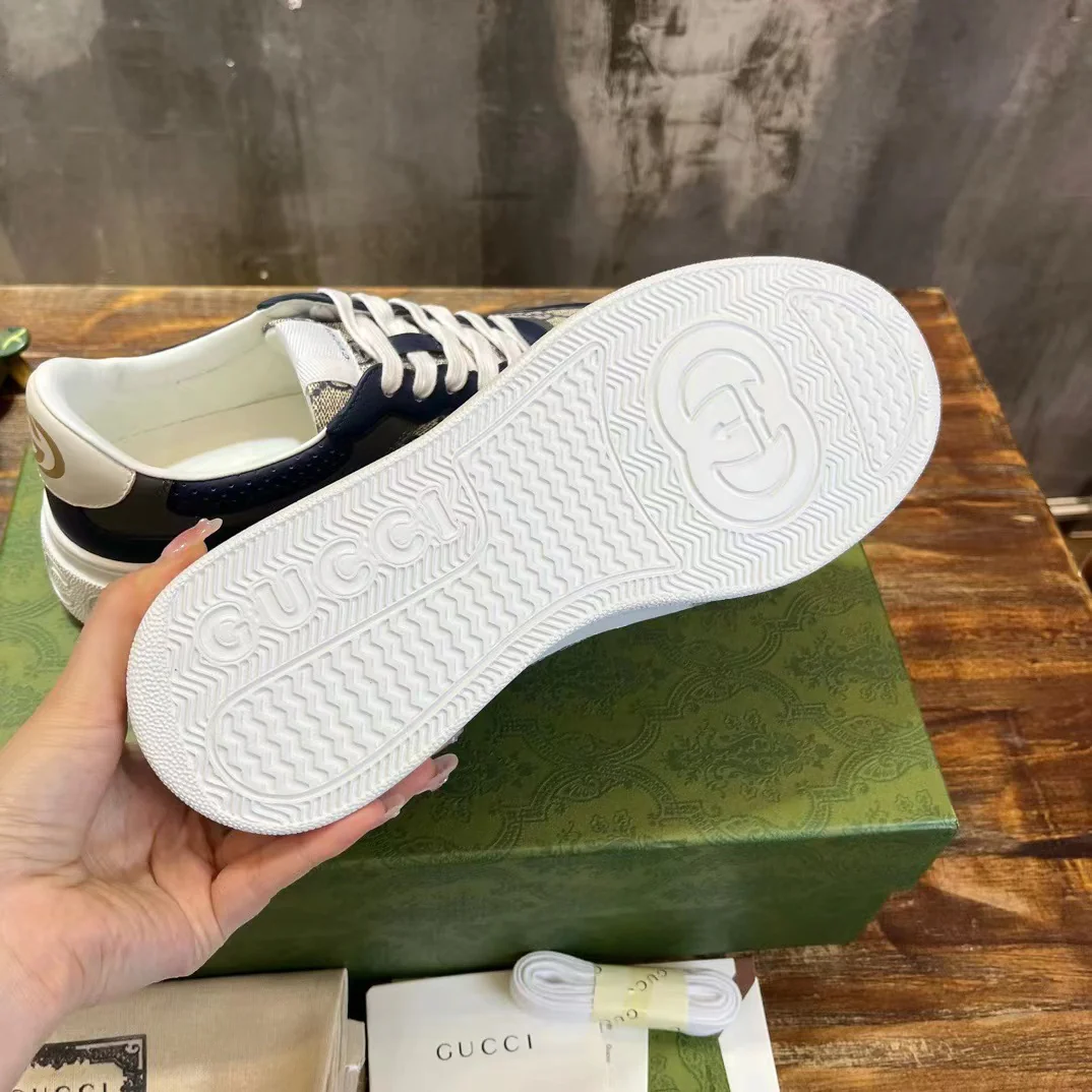 Gucci GG Sneaker Beige & Blue - Image 9
