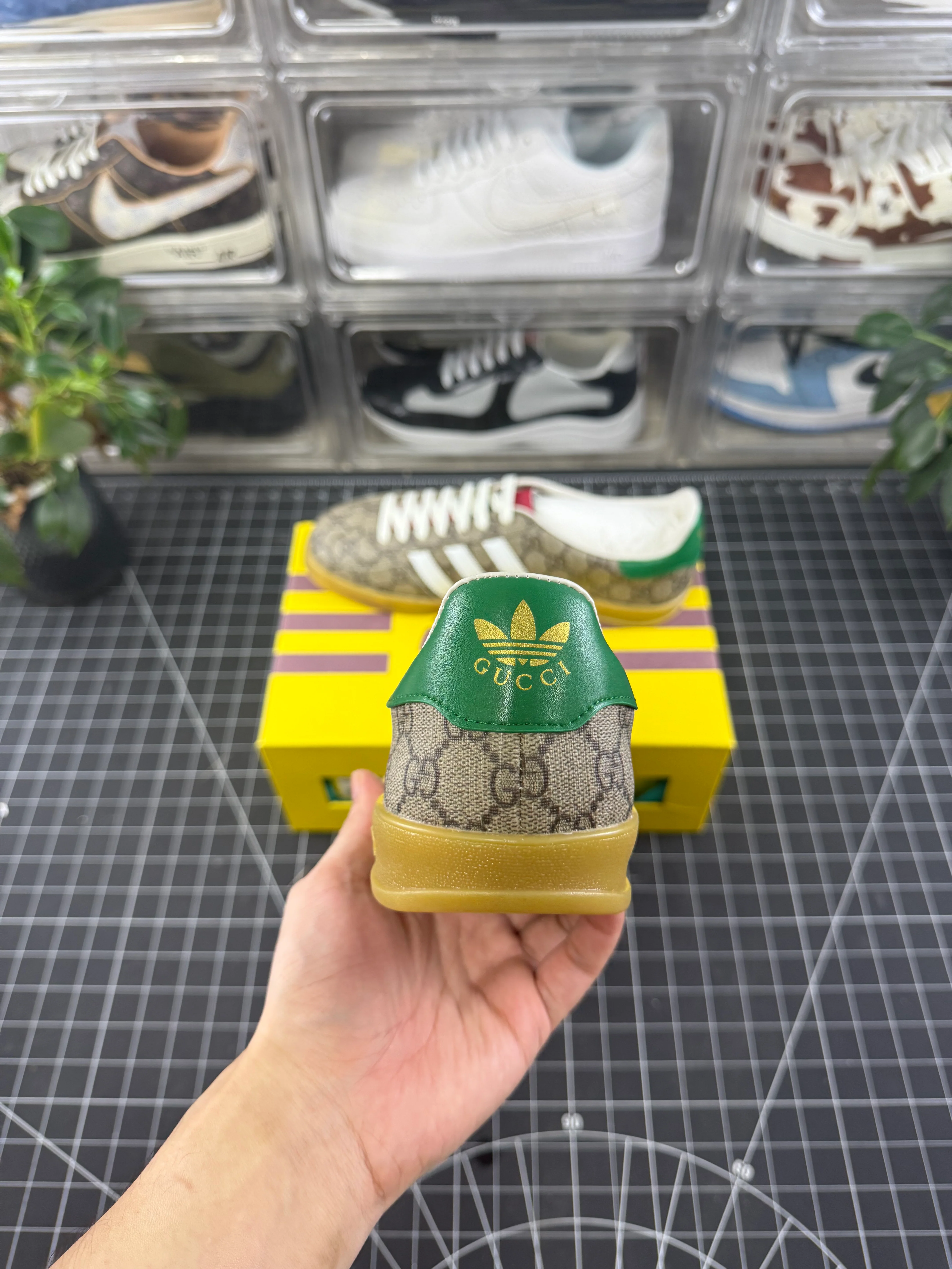 Gucci x Gazelle Beige Monogram - Image 3