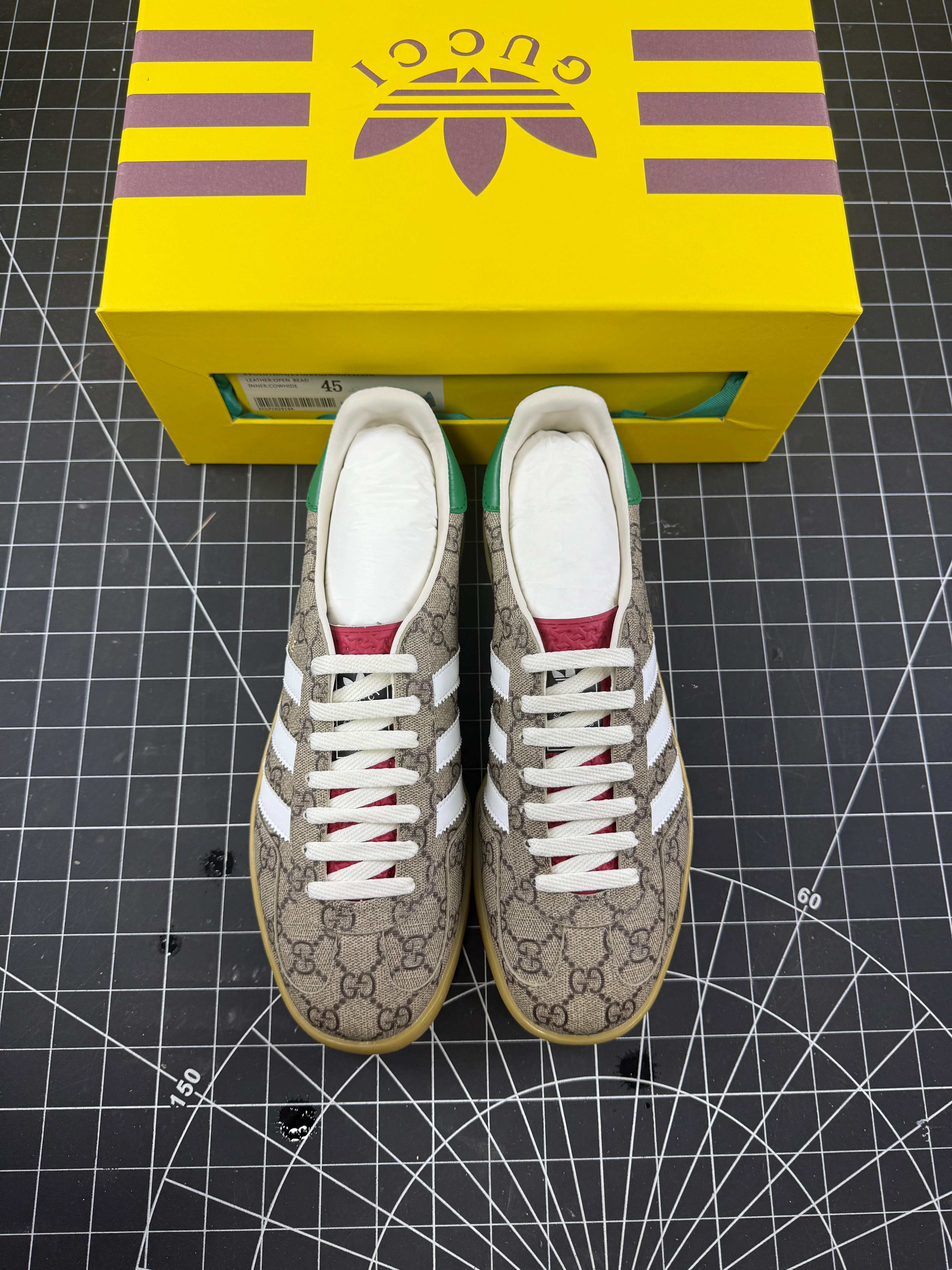 Gucci x Gazelle Beige Monogram - Image 6