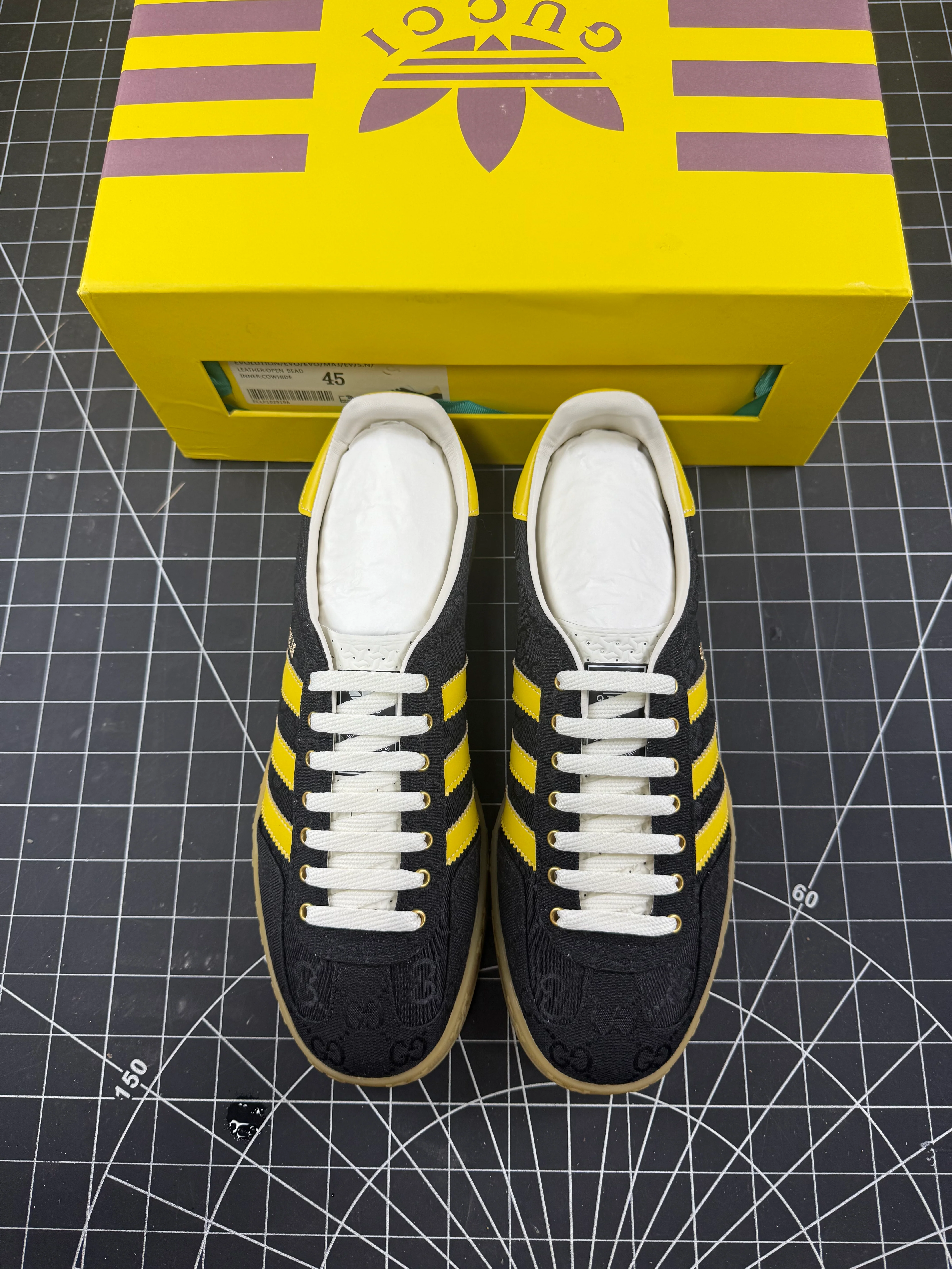 Gucci x Gazelle Black GG Monogram - Image 6