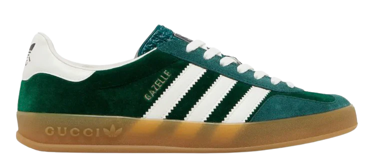 Gucci x Gazelle Green Suede