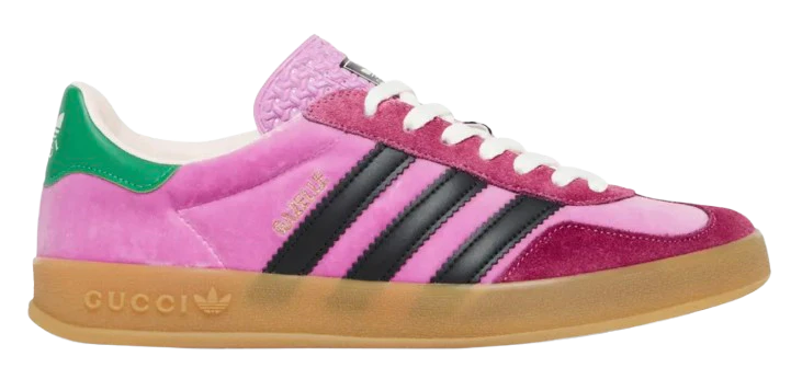 Gucci x Gazelle Pink Velvet