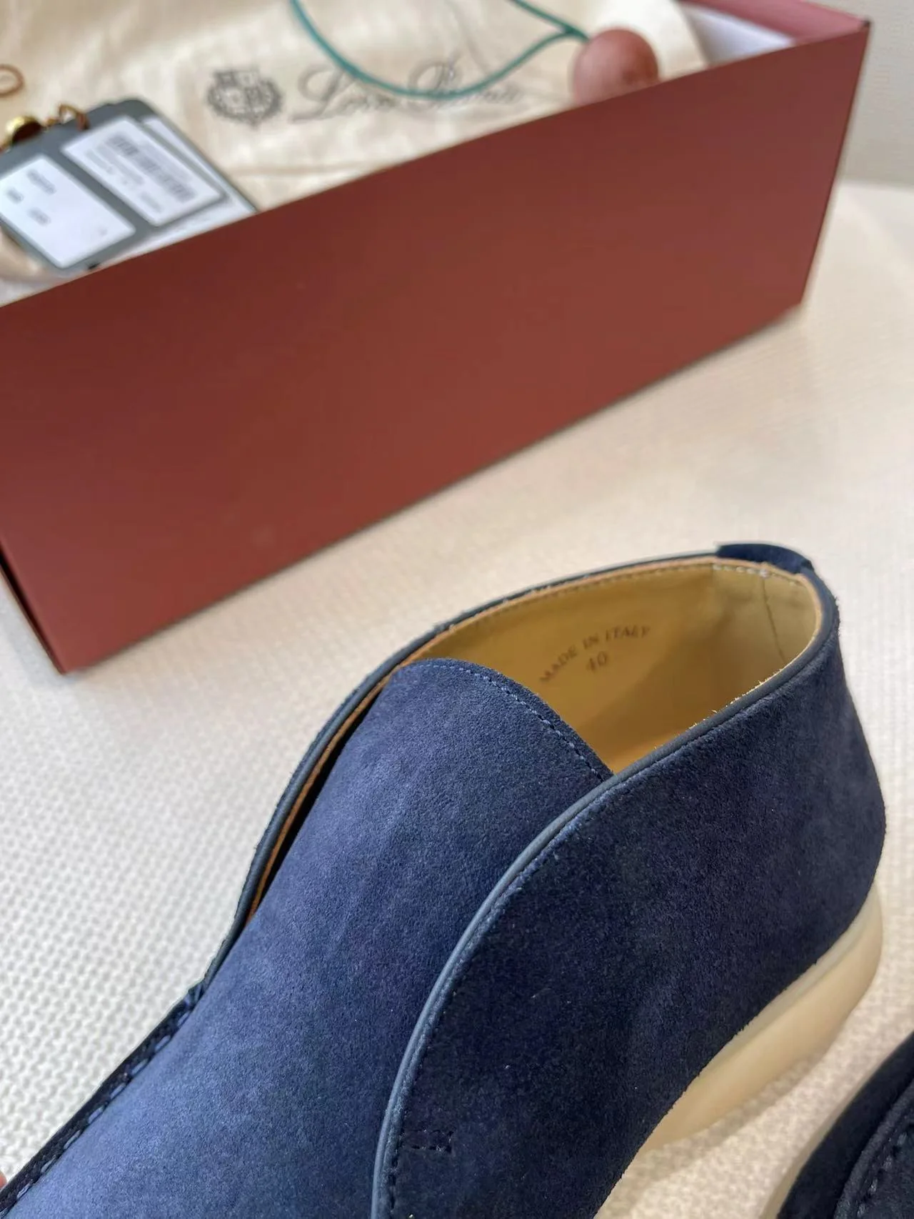 LP Open Walk Chukka Boots - Navy - Image 6