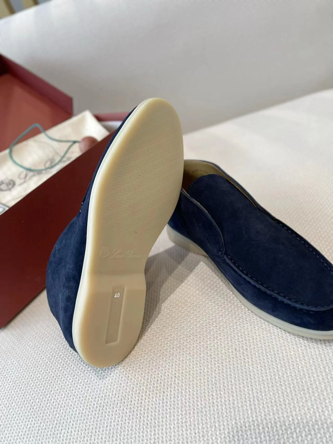LP Open Walk Chukka Boots - Navy - Image 8