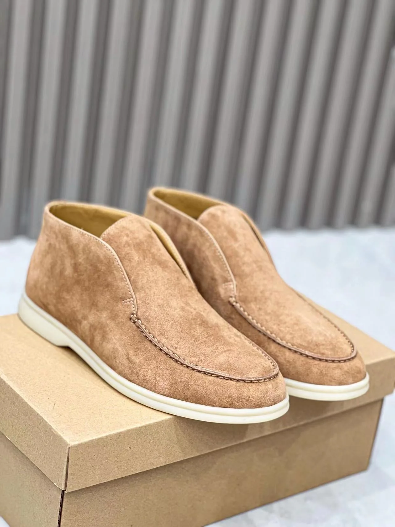 LP Open Walk Chukka Boots - Sandstone - Image 5