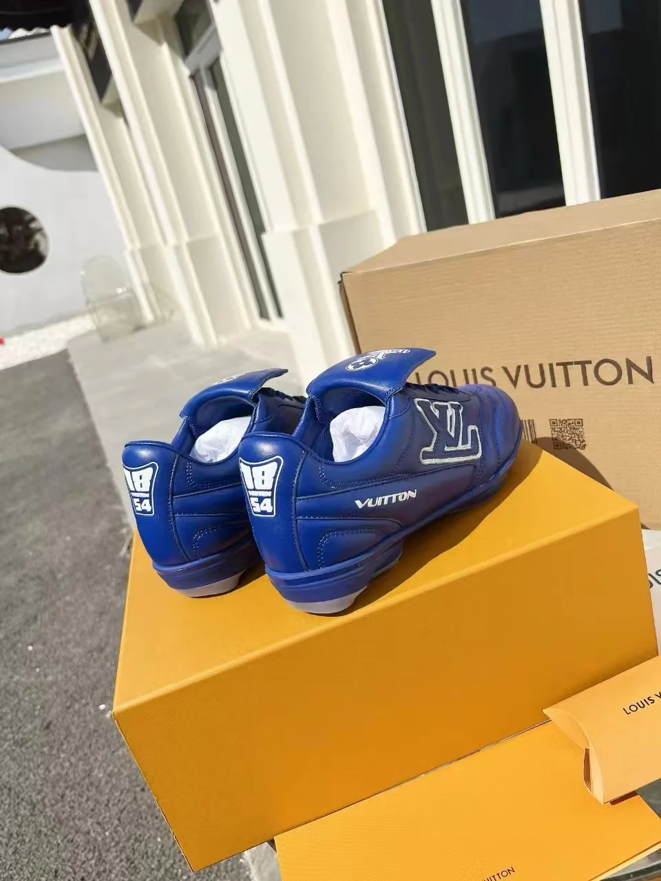 LV Soccer Sneaker Blue - Image 3