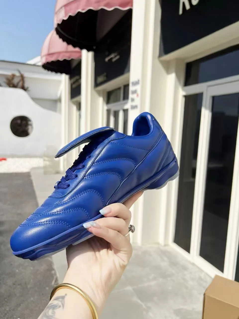 LV Soccer Sneaker Blue - Image 6