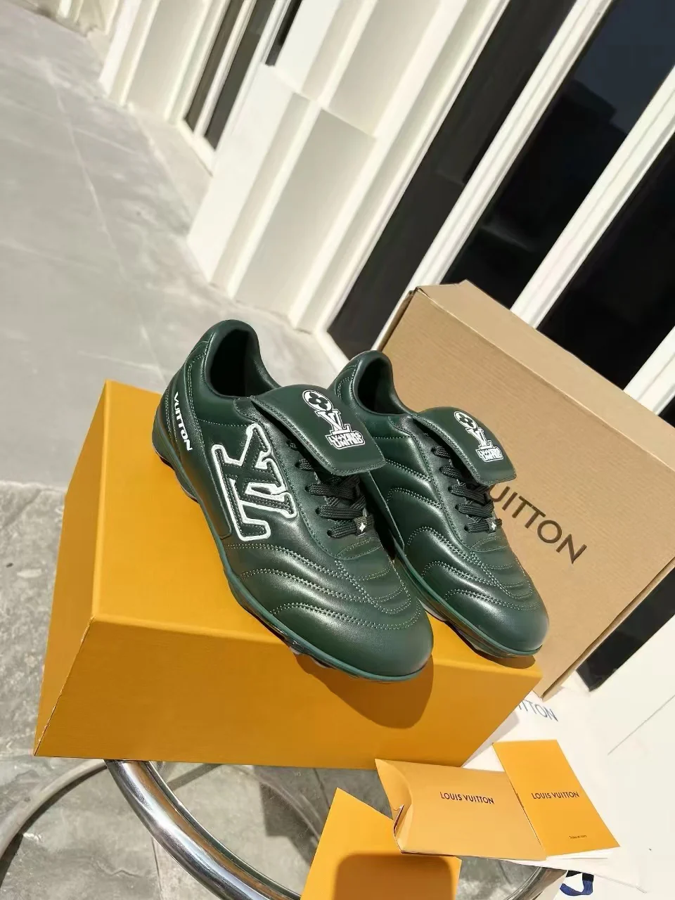 LV Soccer Sneaker Green - Image 2