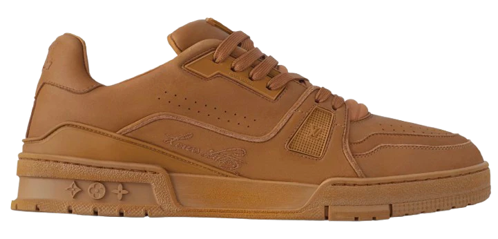 LV Trainers #54 Distressed Sneaker Cognac