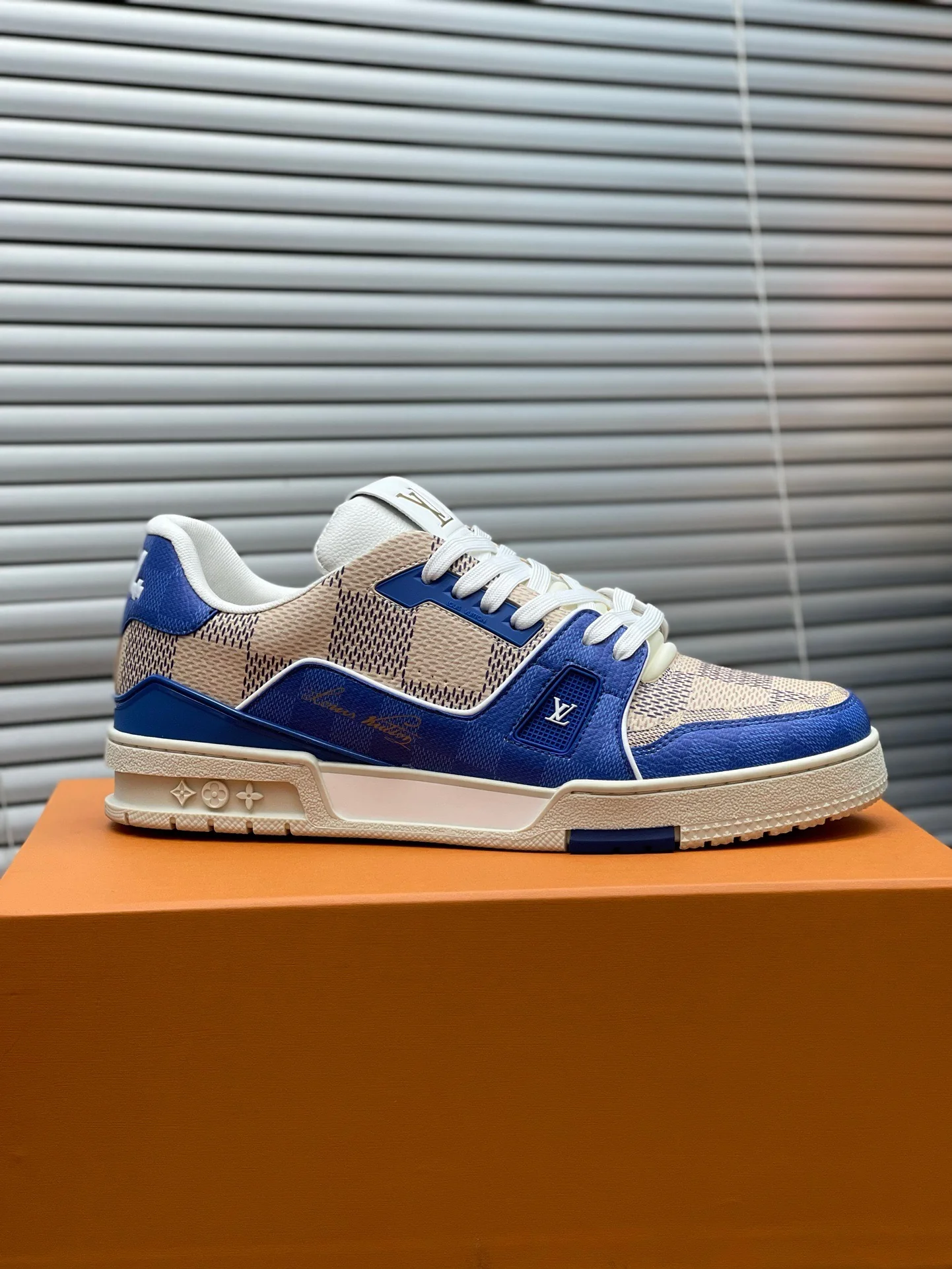 LV Trainers #54 Monogram Blue - Image 10