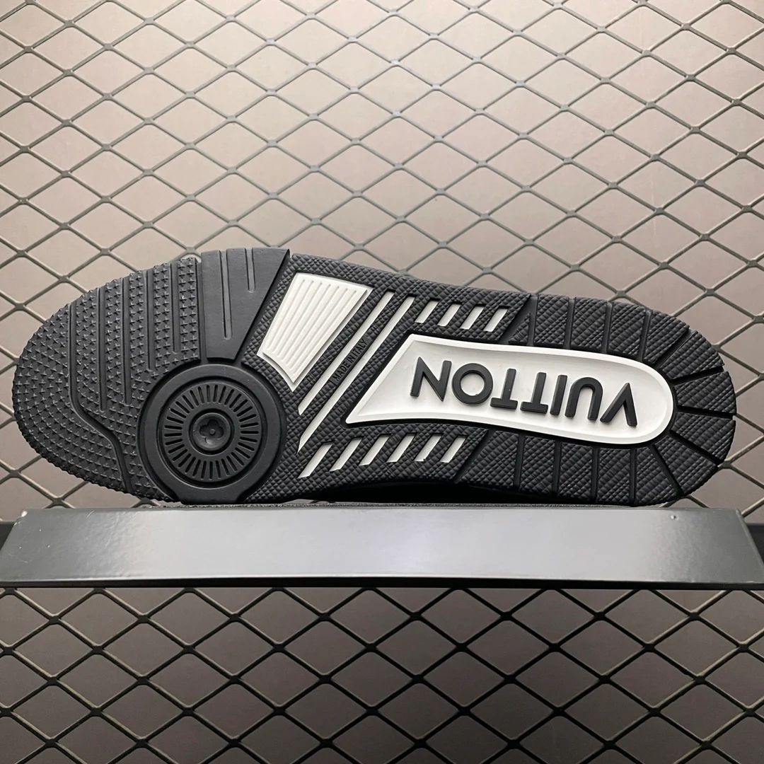 LV Trainers #54 Monogram Denim Black - Image 6