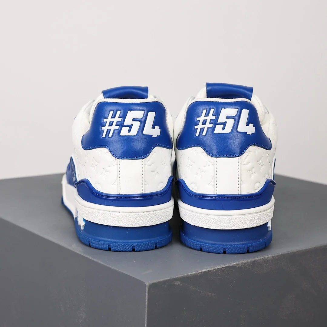LV Trainers #54 Monogram Denim Blue - Image 3