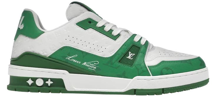 LV Trainers #54 Monogram Denim Green