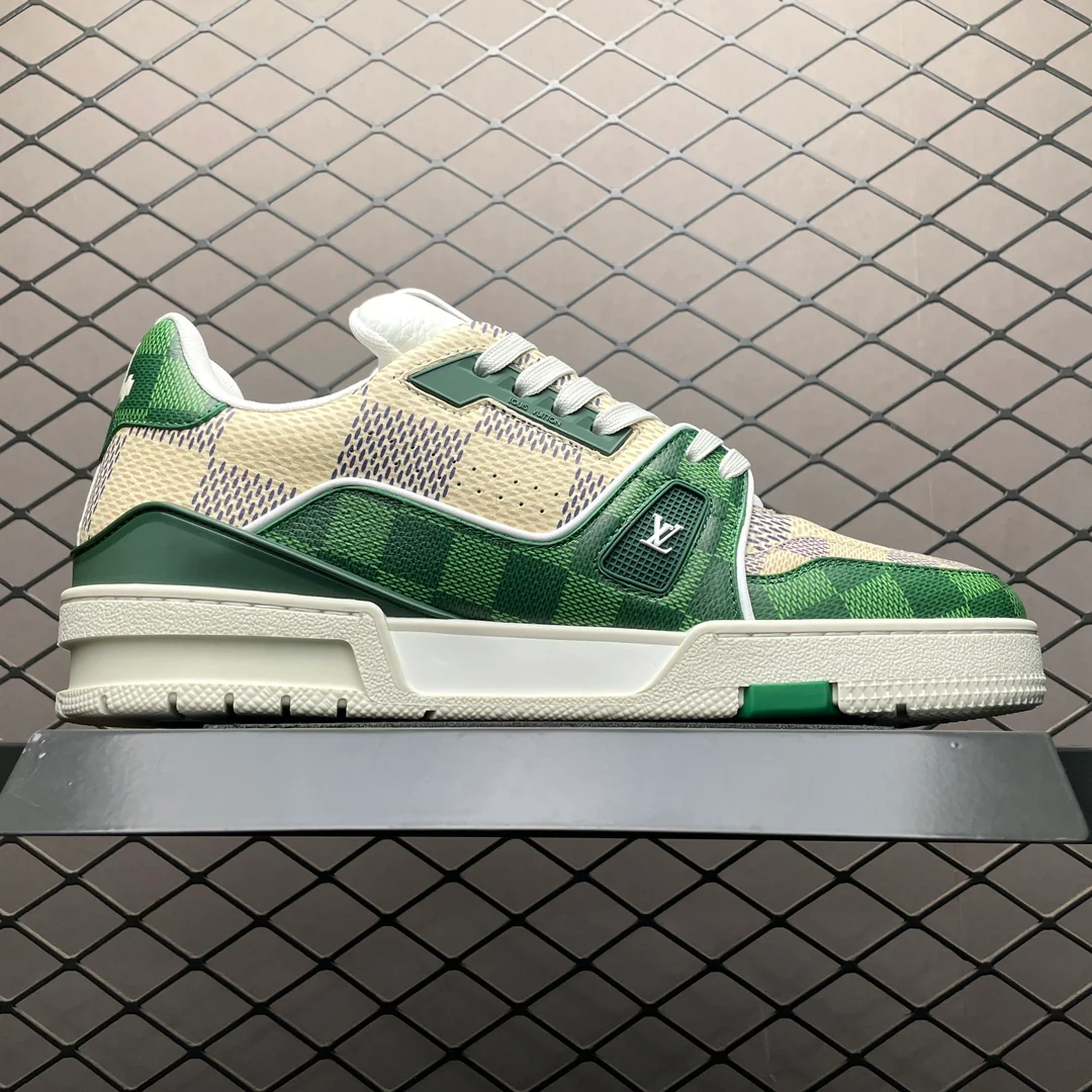 LV Trainers #54 Monogram Green - Image 3