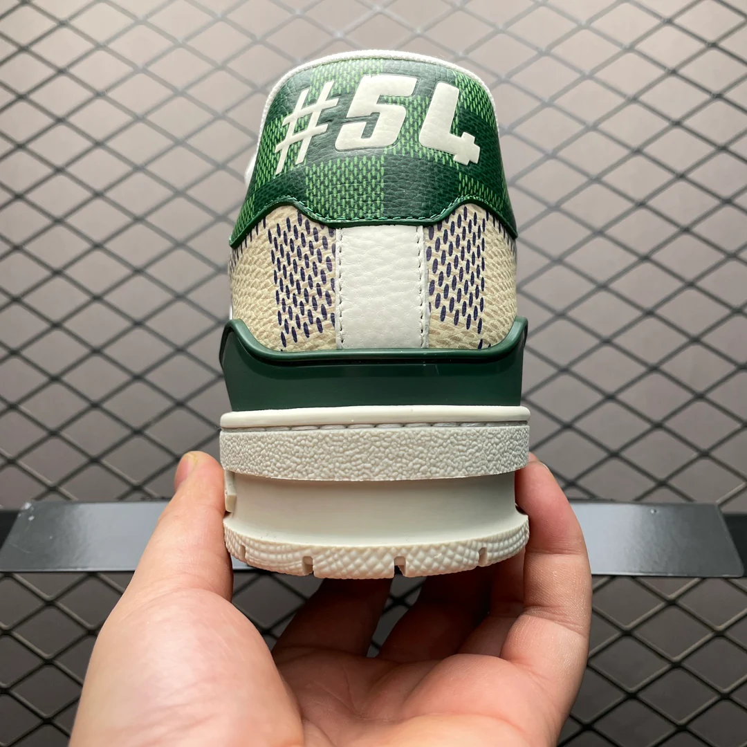 LV Trainers #54 Monogram Green - Image 6