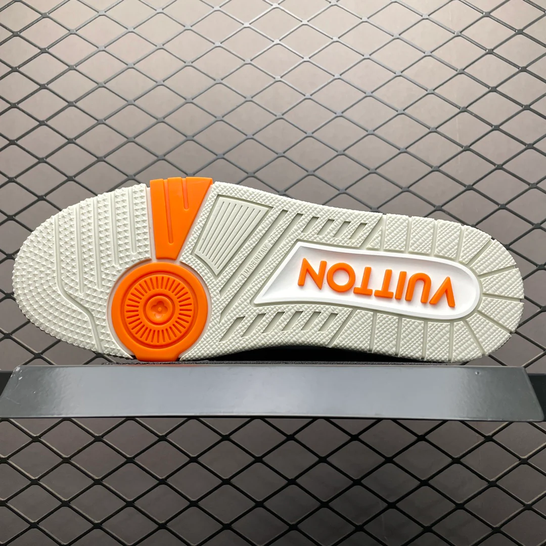 LV Trainers #54 Monogram Orange - Image 4