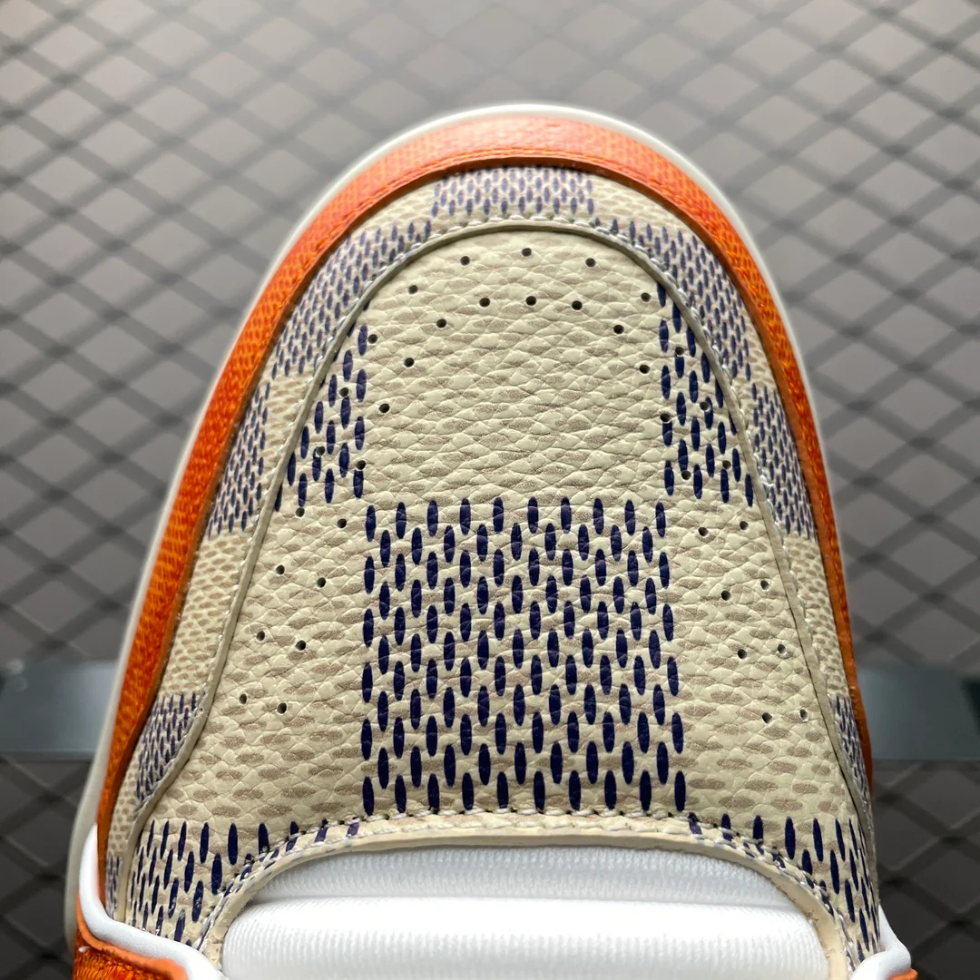 LV Trainers #54 Monogram Orange - Image 6