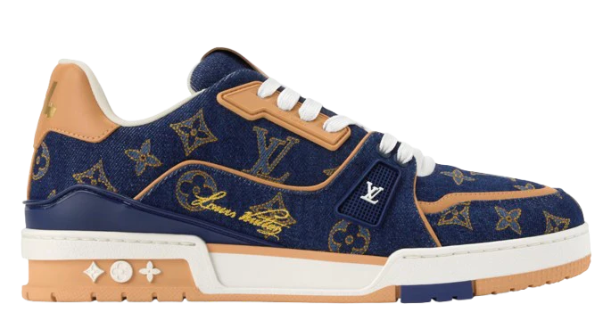 LV Trainers #54 Navy Monogram