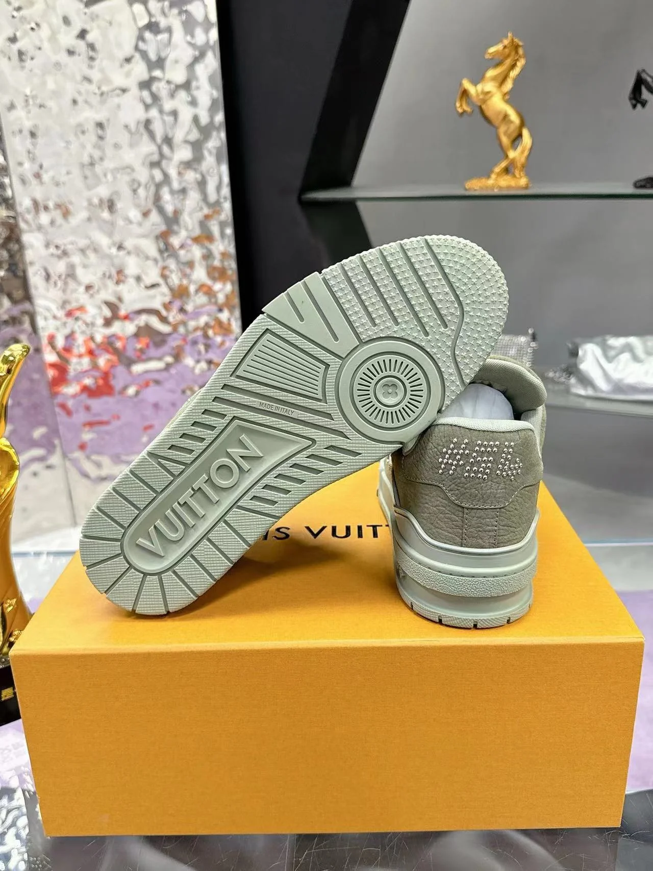 LV Trainers #54 Olive Green - Image 10