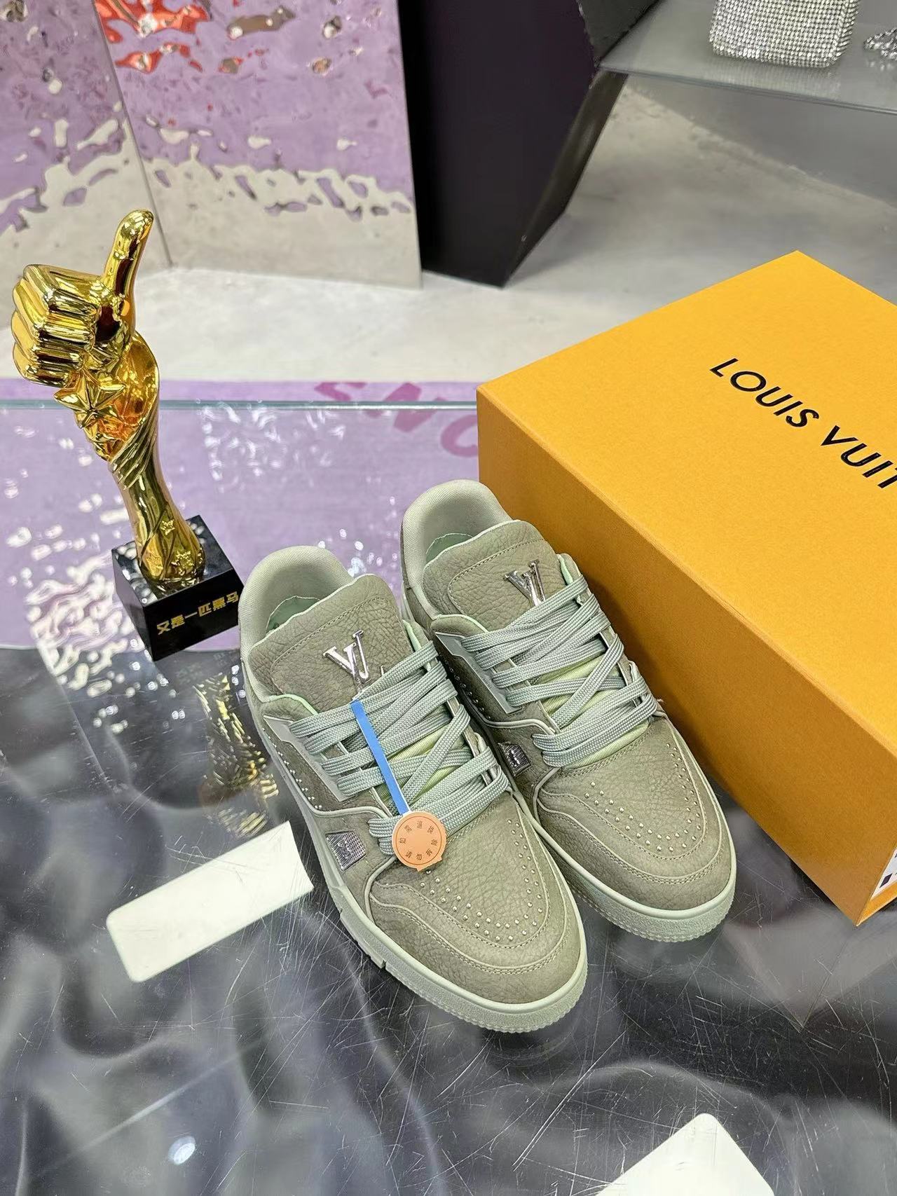 LV Trainers #54 Olive Green - Image 6