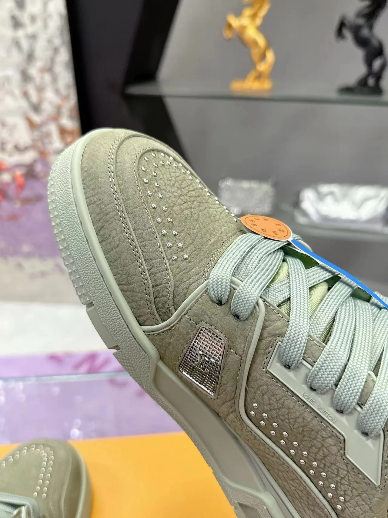 LV Trainers #54 Olive Green - Image 9