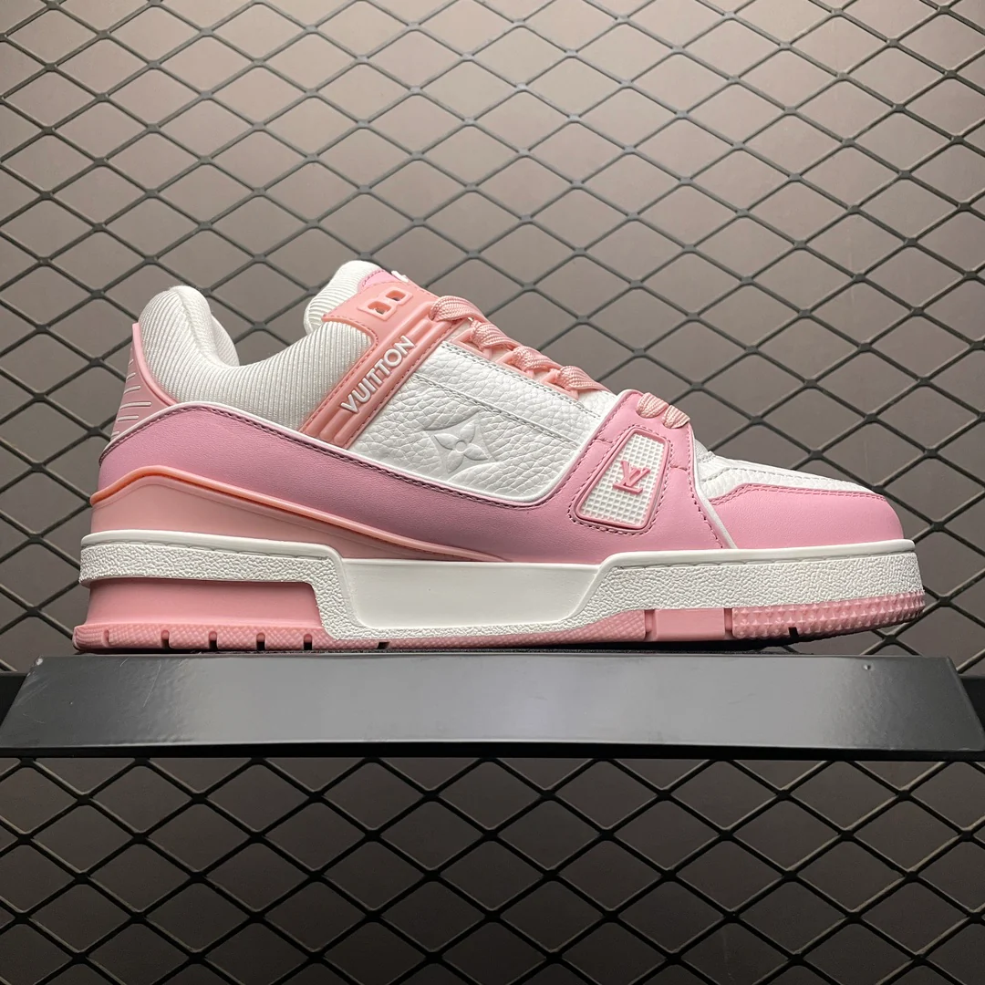 LV Trainers Baby Pink - Image 5