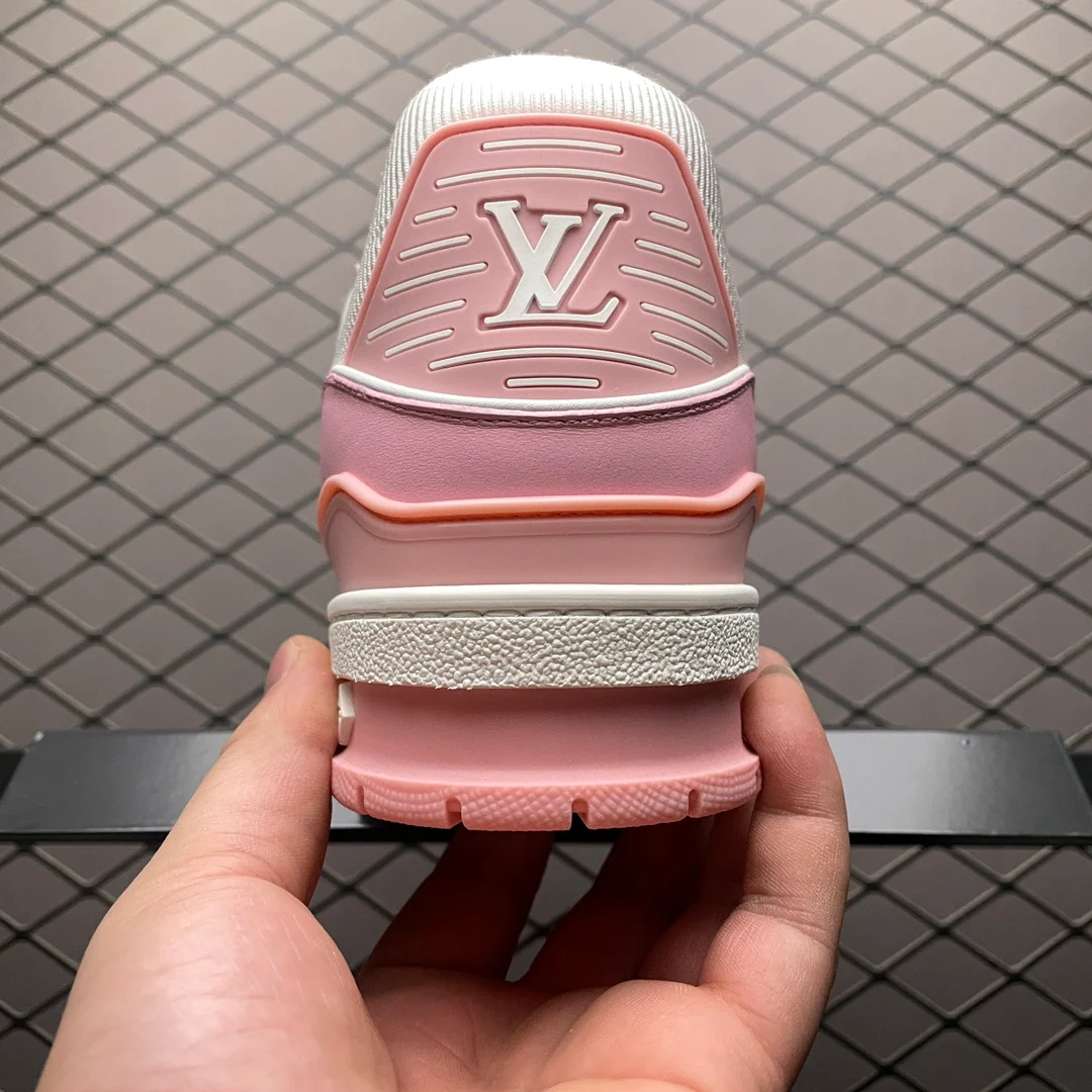 LV Trainers Baby Pink - Image 6