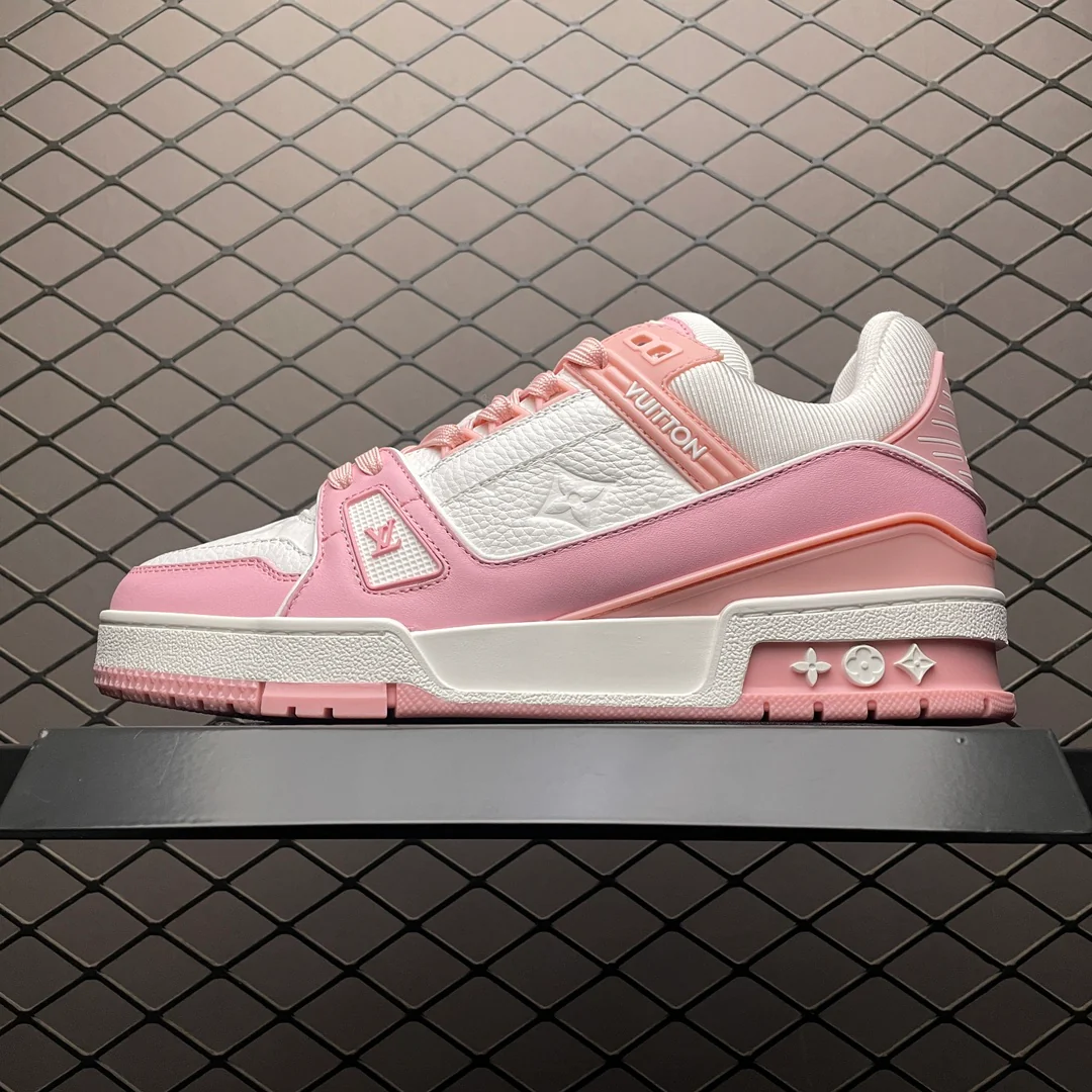 LV Trainers Baby Pink - Image 7