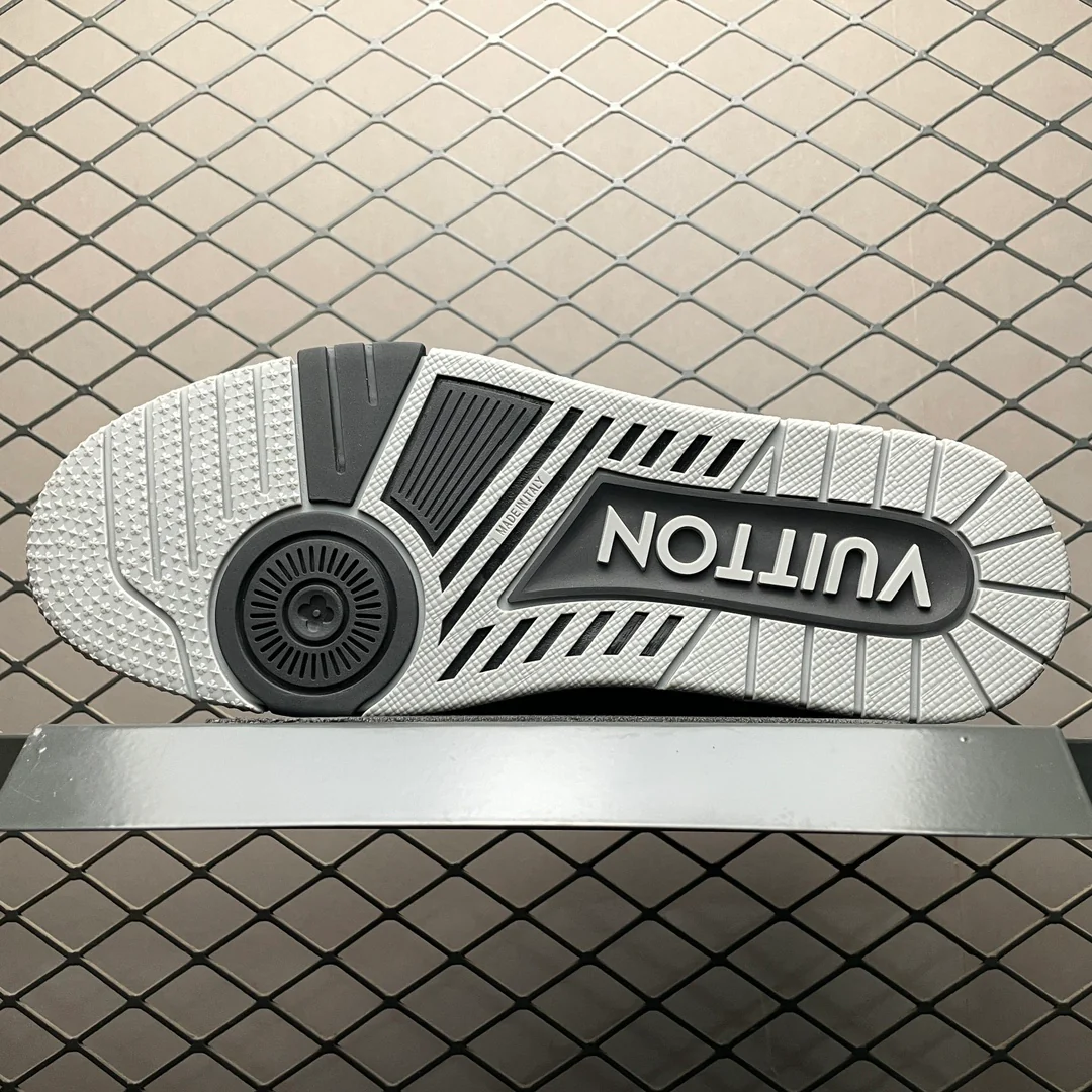 LV Trainers Black Denim - Image 4