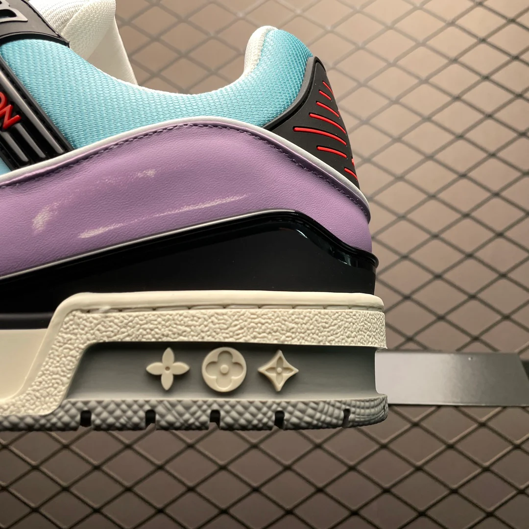 LV Trainers Blue Lilac - Image 7