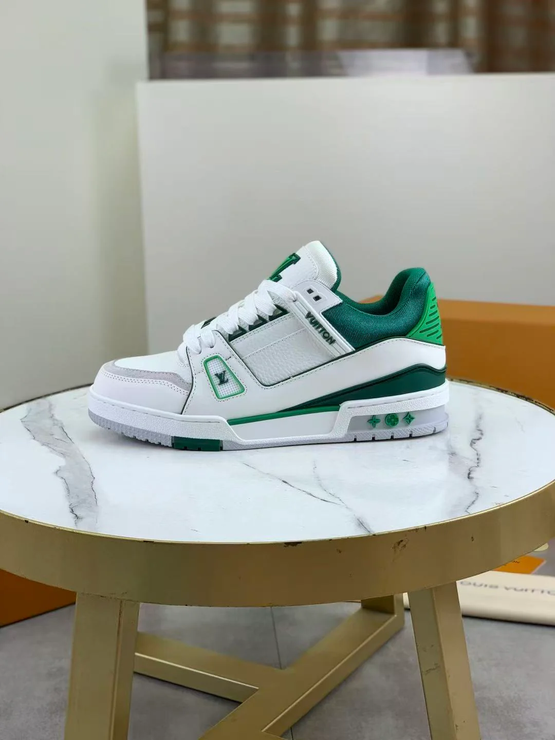 LV Trainers Green White - Image 10