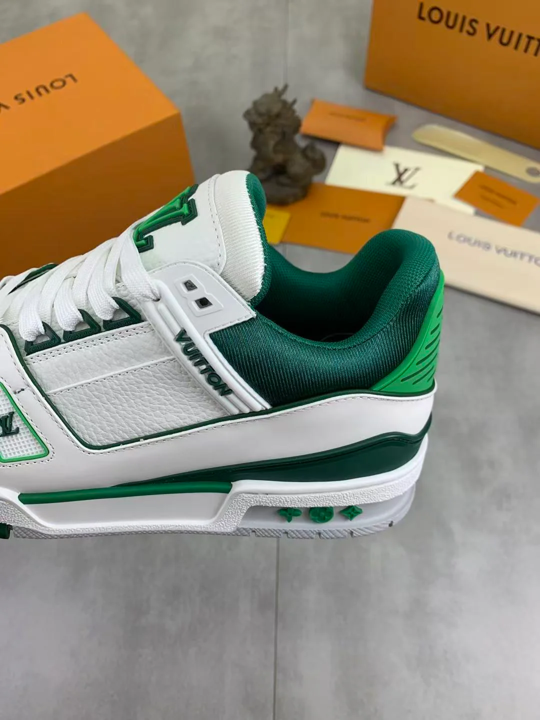 LV Trainers Green White - Image 6