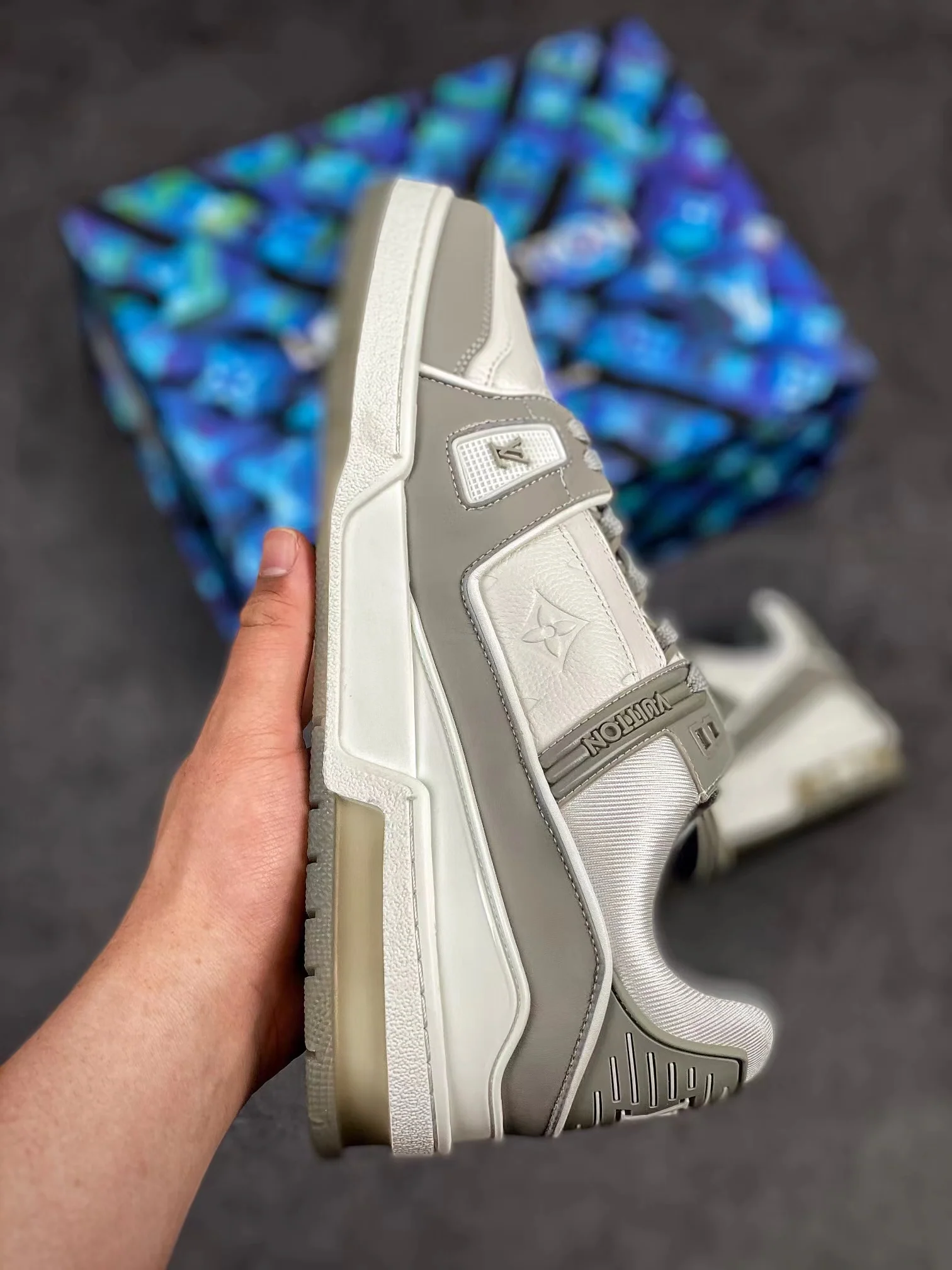 LV Trainers Grey - Image 3