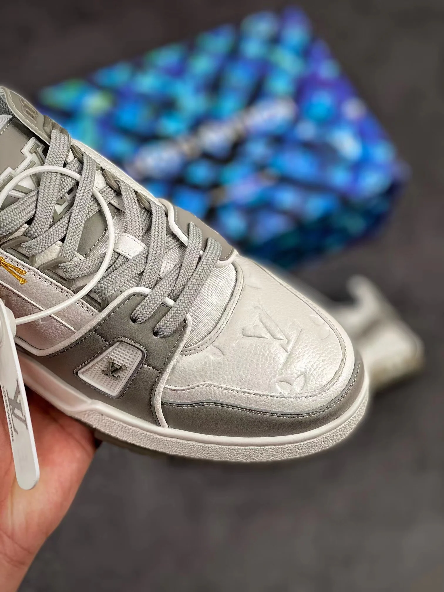 LV Trainers Grey - Image 4