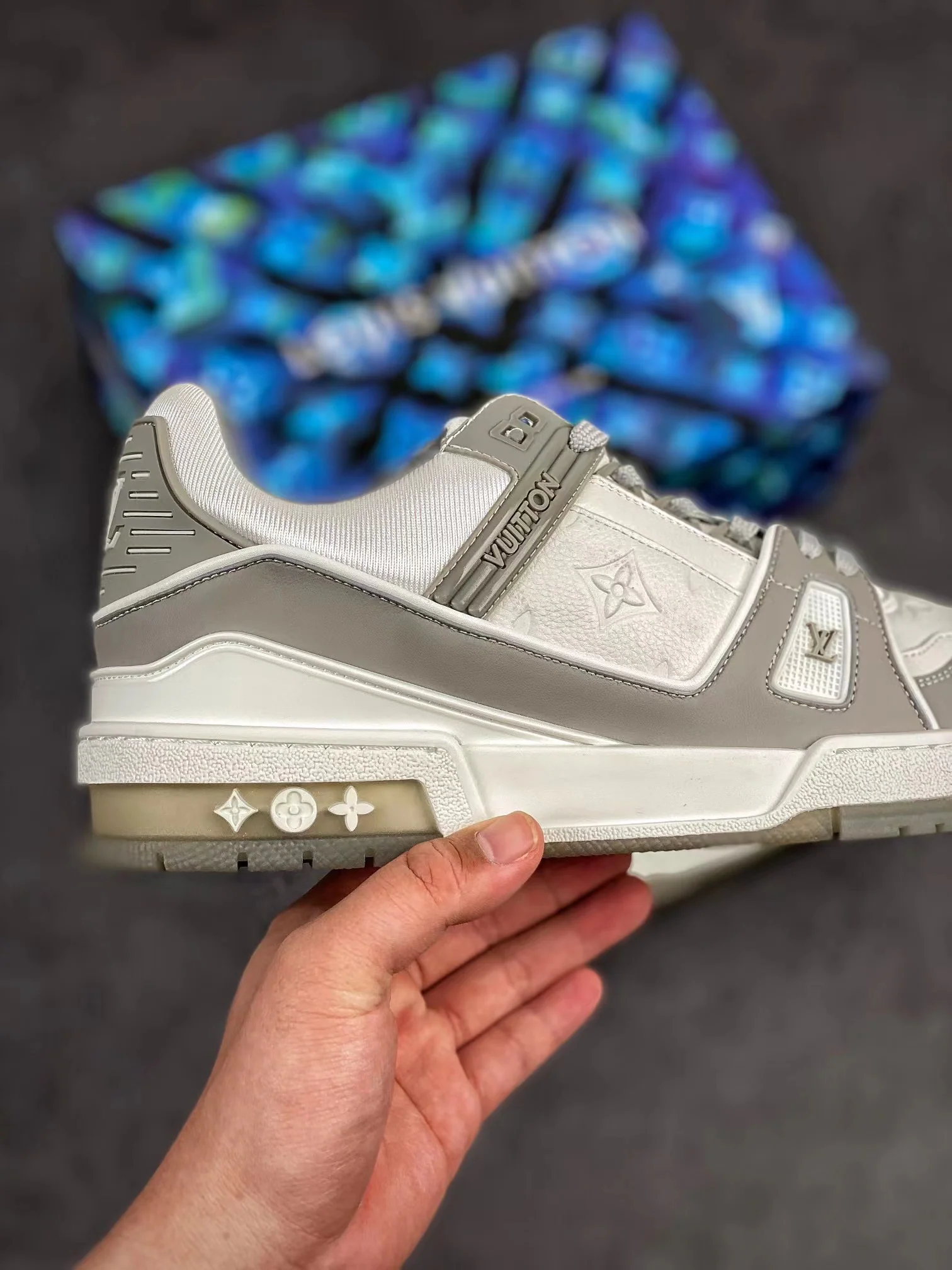 LV Trainers Grey - Image 9