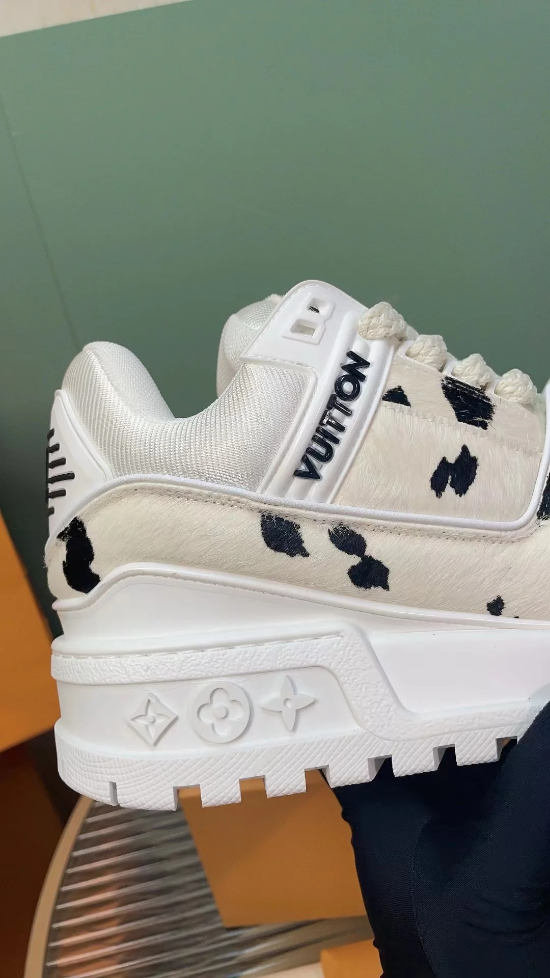 LV Trainers Maxi Sneaker Pony - Image 7