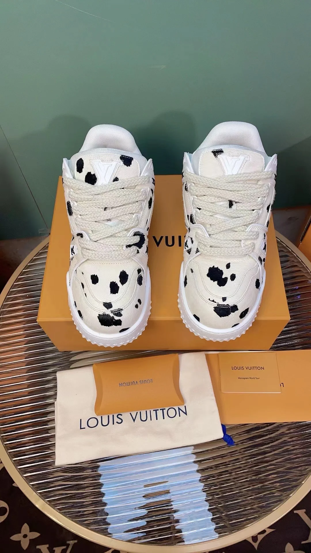 LV Trainers Maxi Sneaker Pony - Image 8