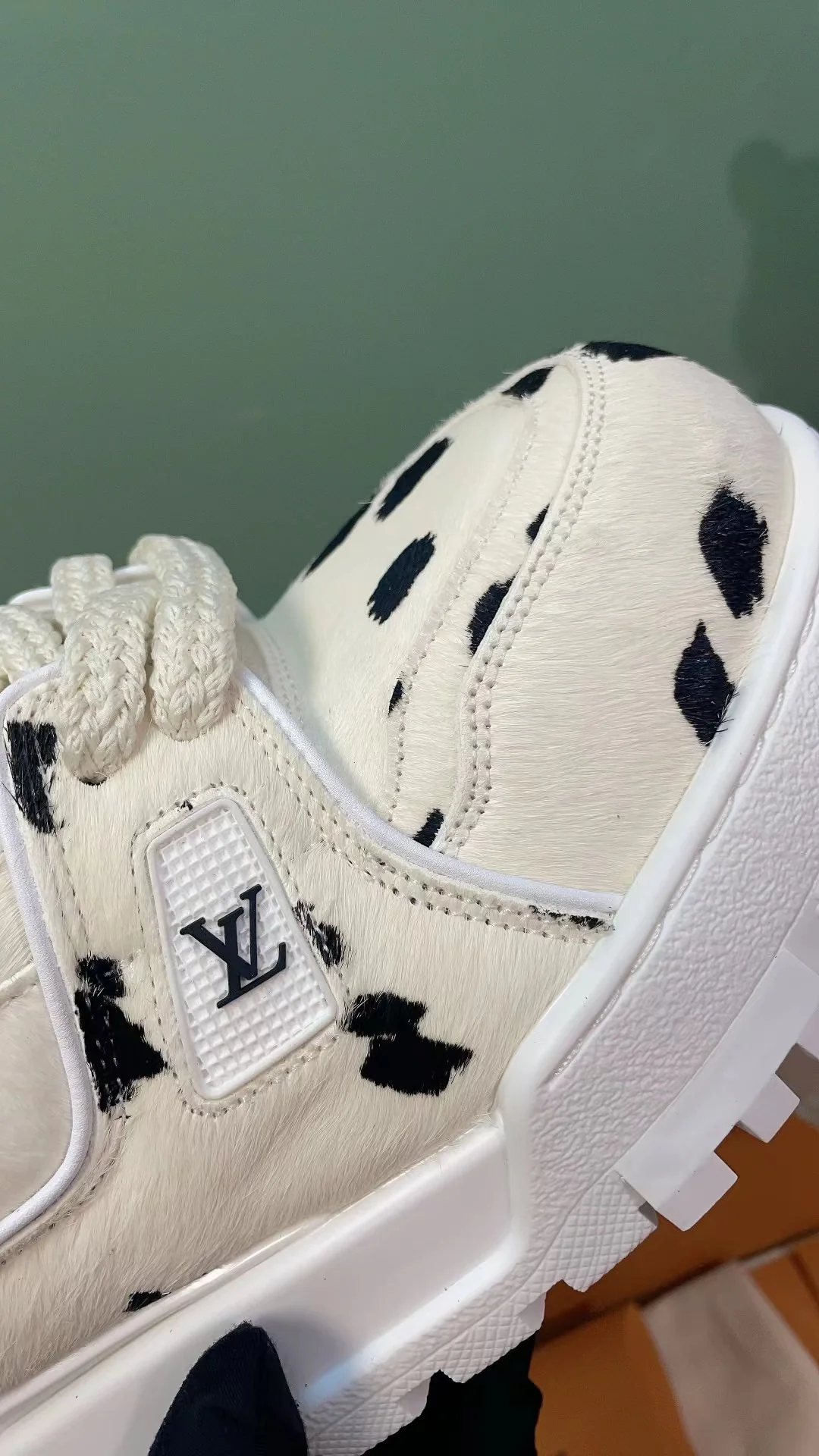 LV Trainers Maxi Sneaker Pony - Image 9