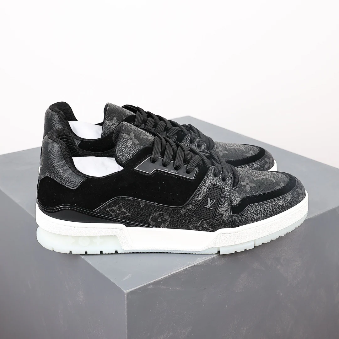 LV Trainers Monogram Black - Image 2