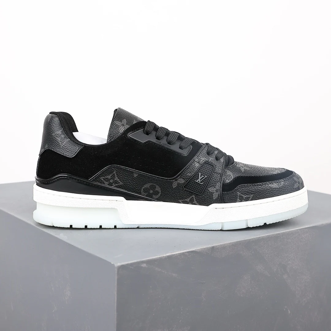 LV Trainers Monogram Black - Image 5