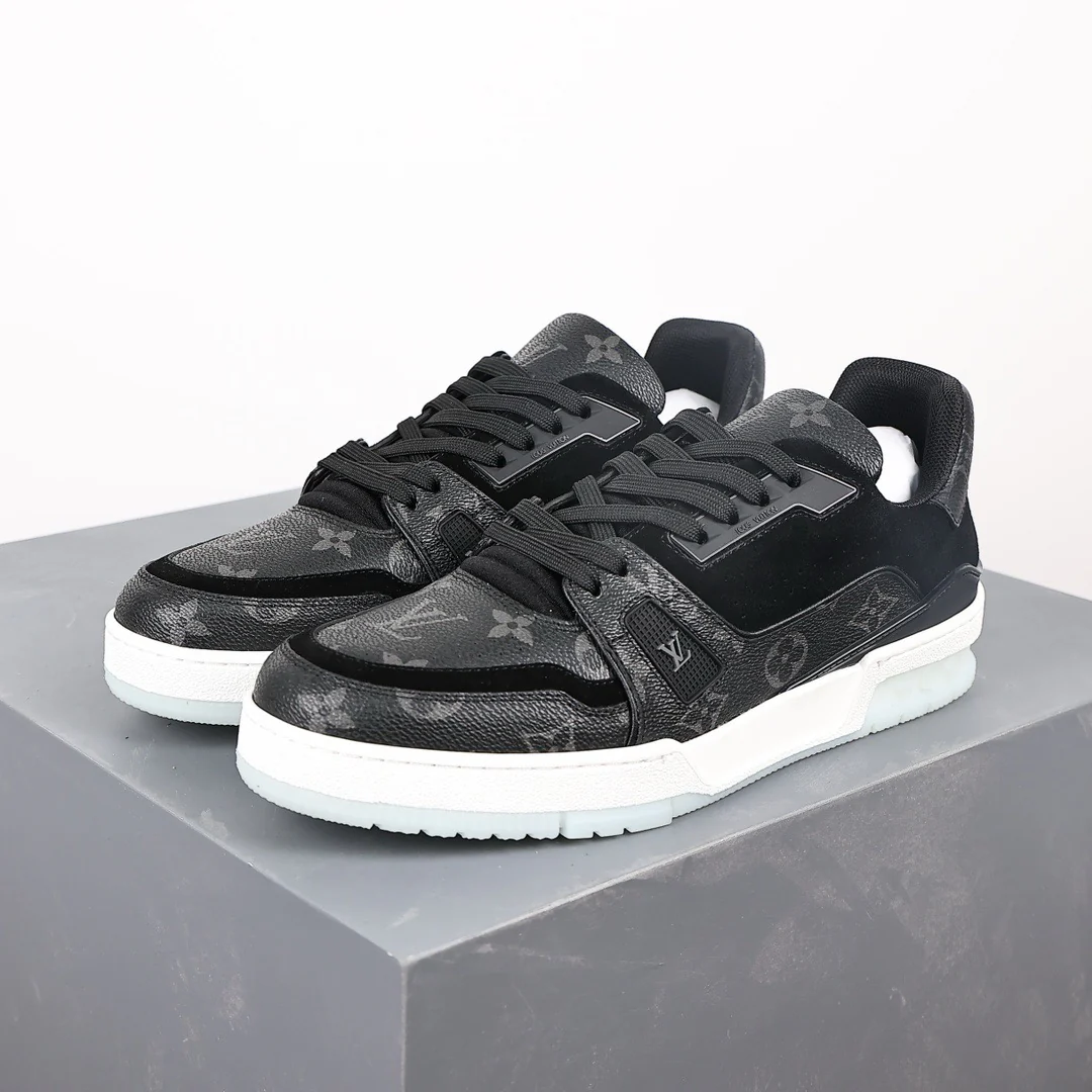 LV Trainers Monogram Black - Image 6