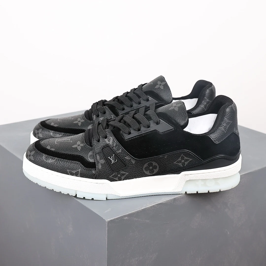 LV Trainers Monogram Black - Image 8