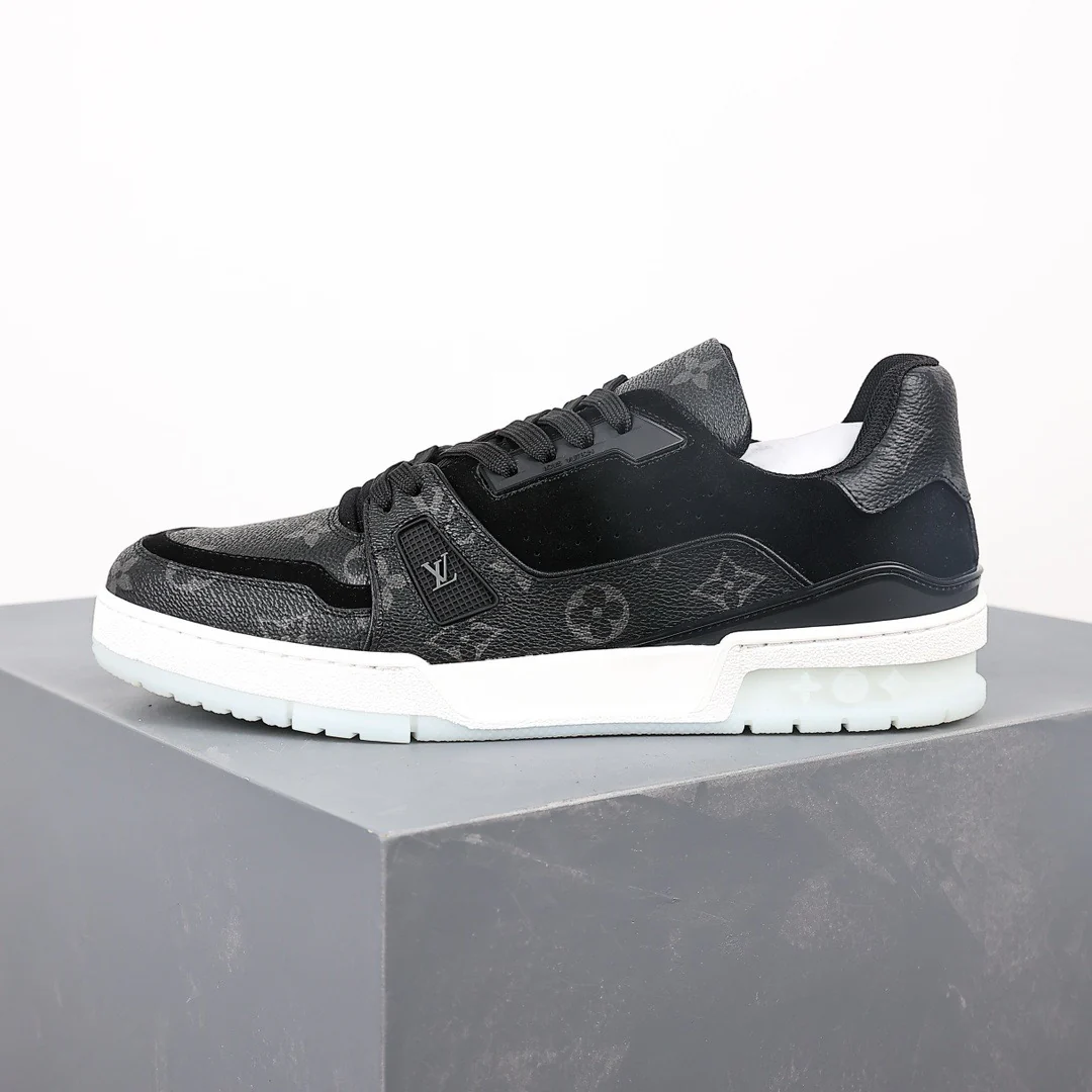 LV Trainers Monogram Black - Image 9
